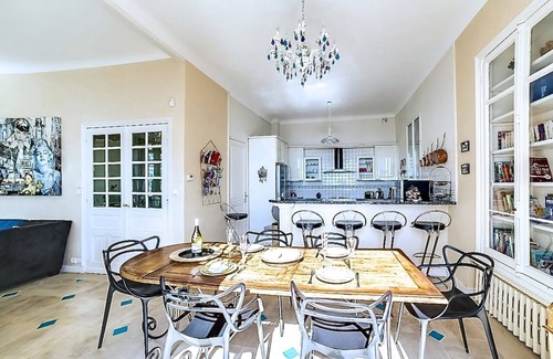 Mont Boron Villa | Villa Dracoena. Belle Epoque villa with great sea view. Heated pool.