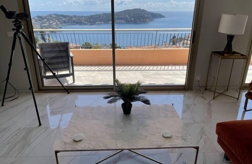Villefranche-sur-Mer Apartment | Villefranche Bay View - sleeps 5 guests in 2 bedrooms and a luxury sofa bed