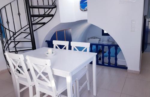 Perivolos Apartment | White & Blue