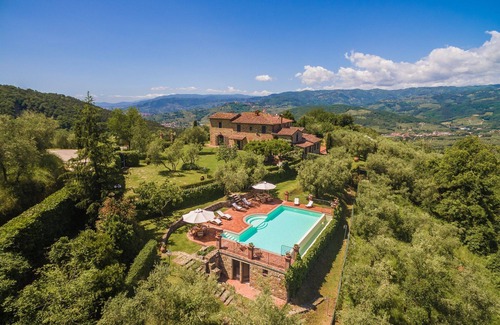 Monsummano Terme Villa | Wonderful private villa with WIFI, A/C, hot tub, private pool, TV, patio and panoramic view