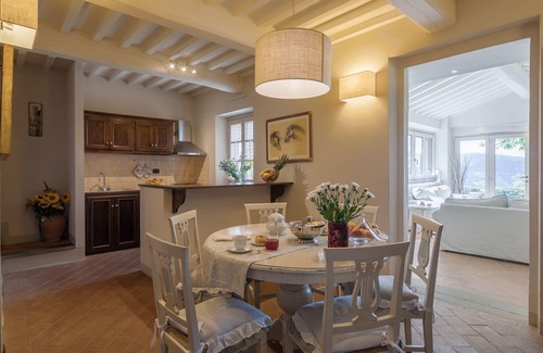 Pieve di Chio Villa | Wonderful private villa with WIFI, A/C, private pool, TV, patio and panoramic view, close to Cor.