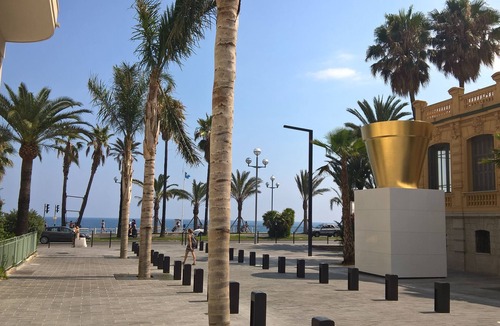 Les Baumettes Apartment | 2-room balcony with sea view in a luxury building on the Promenade des Anglais