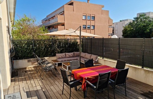 Boulouris-sur-Mer Apartment | 6-bed apartment, 60m² terrace, 2-minute walk to shops and beach (+/- 150m)