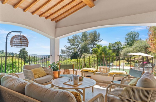 Grasse Villa | 6 Bedroom Villa 4* Grasse Absolute calm swimming pool 10x4 Panorama sea mountain
