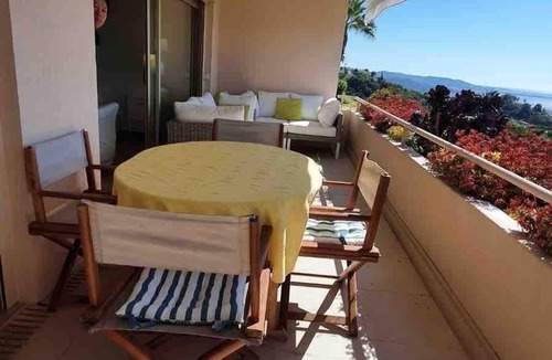 Mandelieu-La-Napoule Apartment | 62 M2 APARTMENT AND TERRACE WITH EXCEPTIONAL SEA VIEW - PRIVATE POOL
