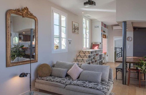 Old Town Apartment | #9 Opera's Duplex panoramic Sea View Terrace & AC 1min to Beach