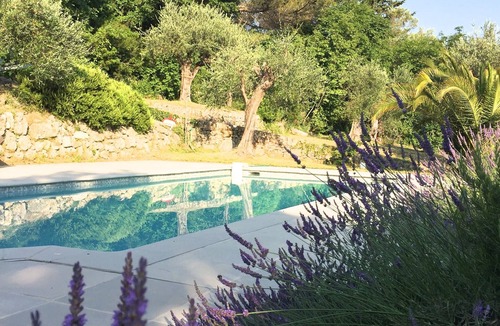 Le Rouret House | Air-conditioned artist's house 160 m2 quiet swimming pool olive trees between sea and hills