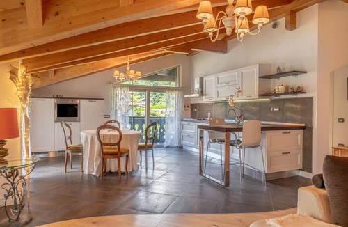 Pieve di Ledro Apartment | Apartment 'Alpine Nest Loft' with Mountain View, Shared Pool and Wi-Fi