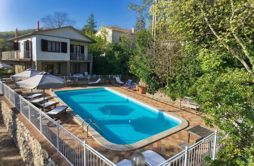 Donoratico House | Apartment in Sassetta with Pool and Scenic Views