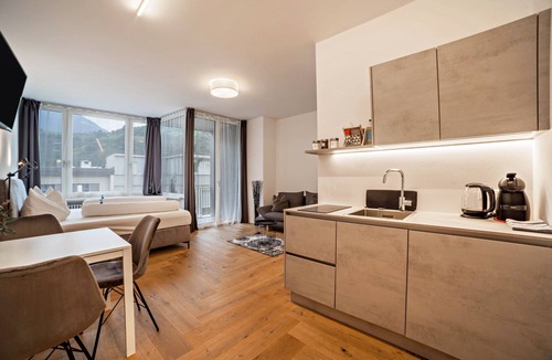 Merano Historic Center Apartment | Apartment "Sabine K" with Mountain View, A/C, Wi-Fi & Balcony