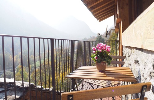 Ala di Stura Cabin | Baite del Baus—Baita d'là Cravià, a renovated old barn with a garden.