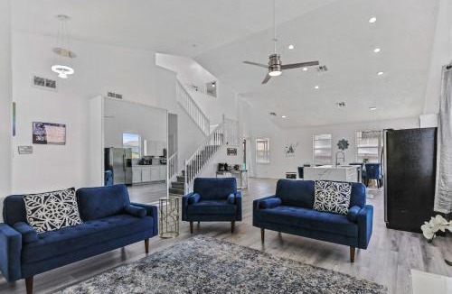 Indian Point House | Beautiful 5BR 4 baths Themed home near Disney and Universal, Private Pool, Gameroom, baby Crib and more