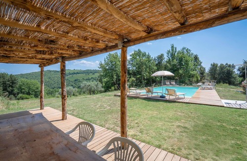 Poggibonsi Villa | Beautiful apartment in villa with WIFI, A/C, pool, TV and pets allowed, close to San Gimignano