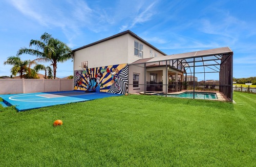 Crescent Lakes House | Beautiful home with private pool, game room and basketball court