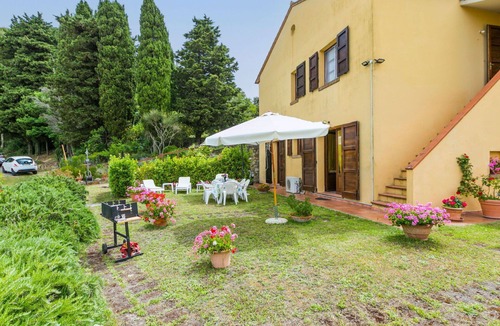 Castellina Marittima Apartment | Beautiful apartment for 17 guests with A/C, WIFI, pool, TV, patio, pets allowed and panoramic view