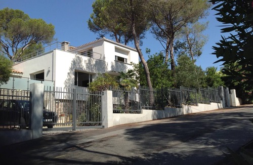 Boulouris-sur-Mer Villa | Beautiful New Villa 850m Sea Calm T. Pisc. Clim. 11 persons Sea overview