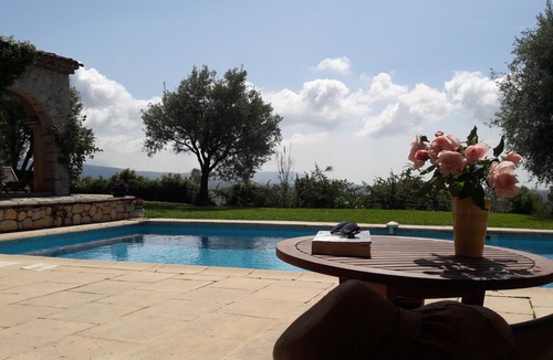 Saint-Jeannet House | Beautiful sea view house with large private pool in St Jeannet