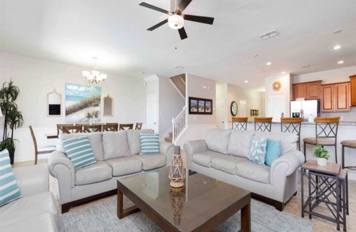 Davenport Villa | ☆Best location directly at the Clubhouse☆ 8 bedrooms, 2 playrooms, swimming pool, close to Disney!