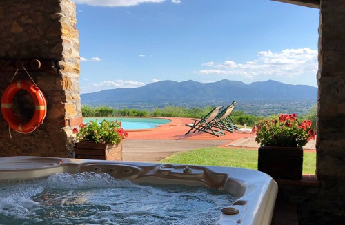 Capannori Villa | Big Private Garden, AC, Swimming Pool, Hot Tub, Huge Play Area, & Great Views