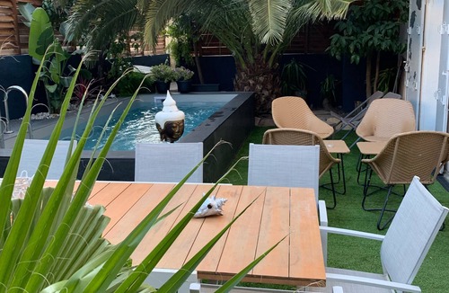 Le Suquet House | Cannes downtown beach 3 mn, pool, spa, air conditioning, 6 bedrooms, 4 bathrooms