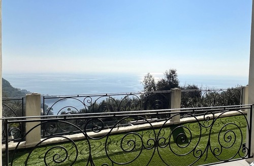 Eze Apartment | Charming bedroom in luxurious villa with seaview