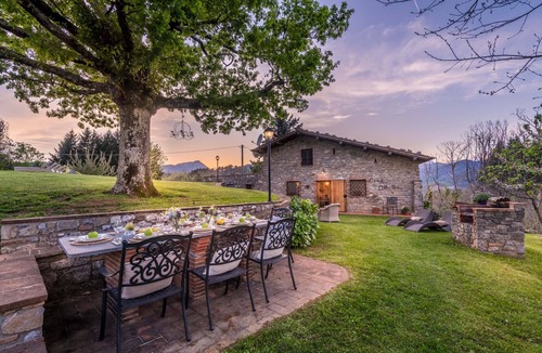 Villabuona Villa | Charming Farmhouse with Private Pool and View in Lucca