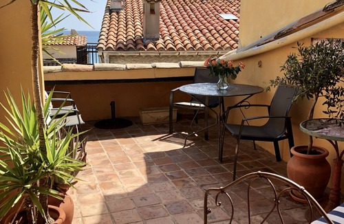 Antibes Old Town House | Classic Vieil Antibes House With Roof Terrace Offering Sea Views