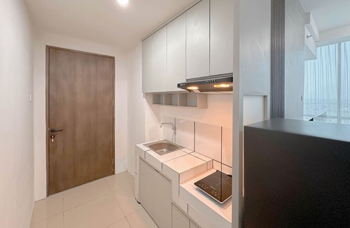 Surabaya Apartment | Combined Grey Toned 2Br Apartment At The City Square Surabaya