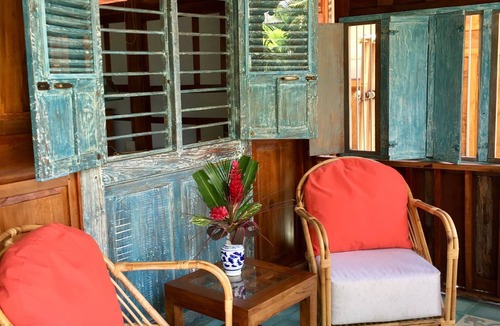 Sanur Kauh House | comfortable, artfully designed, traditional villa, big pool, beautiful garden