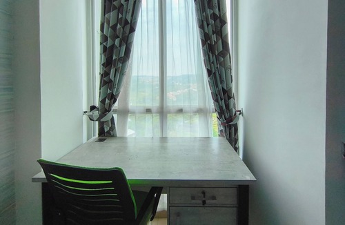 Hegarmanah Apartment | Comfortable Gray Studio Room At Apartment Taman Melati Jatinangor