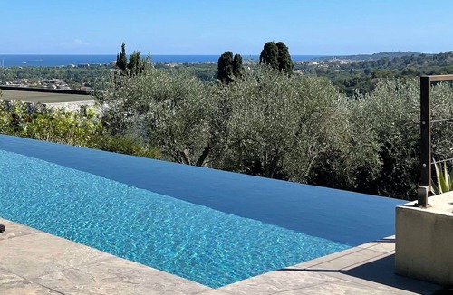 Biot House | Contemporary house with sea view and Biot village, 4 bedrooms, village access on foot