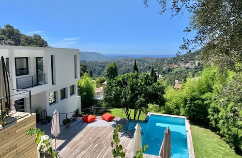 Falicon Villa | CONTEMPORARY VILLA SEA VIEW ON THE HEIGHTS OF NICE