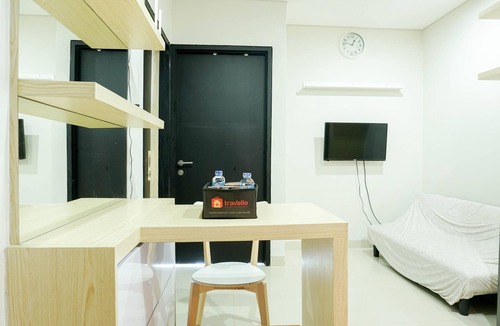 Pondokcina Apartment | Cozy Minimalist 2BR with City View at Atlanta Apartment
