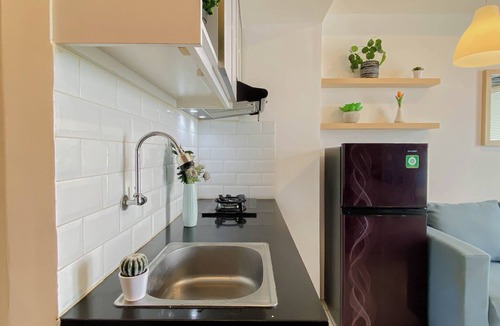 Pancawati Apartment | Cozy With Blue Accent 2Br At Podomoro Golf View Apartment