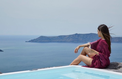 Firostefani Villa | Elegant Santorini Villa | Private Plunge Pool | Eden Villas Two Bedroom Villa |.