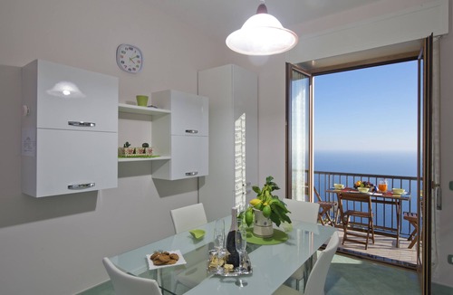 San Michele Apartment | Emerald apartment with stunning panoramic sea view Amalfi Coast