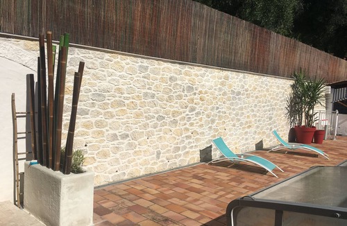 Falicon Apartment | Flat 3 rooms on the ground floor in villa with pool