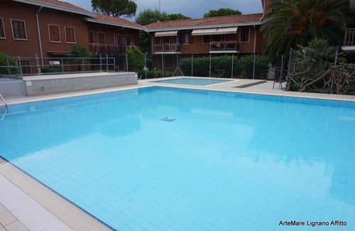 Lignano Pineta Villa | Giardino - villa in residence with swimming pool