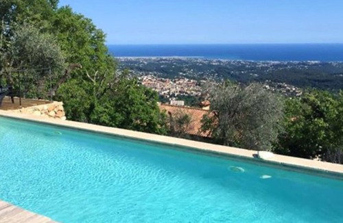 Vence House | Heights of Vence, panoramic sea view, heated swimming pool, Spacious Home 5*
