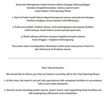 Cibinong Hotel | Horison Ultima Sayaga Cibinong