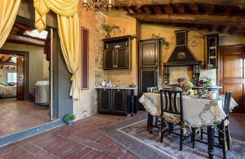 Vicopelago Villa | LA DIMORA DEI CONTI: Indulge in a Country Farmhouse Apartment with Jacuzzi Facing the Town!