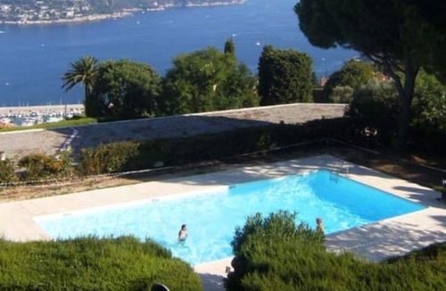 Villefranche-sur-Mer Apartment | Large balcony with a magnificent sea view. 2 bedroom apartment. Pool and parking