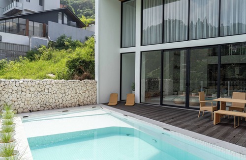 Bandung Villa | Lavender Rooftop 3BR Villa with a Heated Private Pool