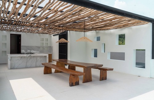 Bandung Villa | Lavender Rooftop 3BR Villa with a Heated Private Pool