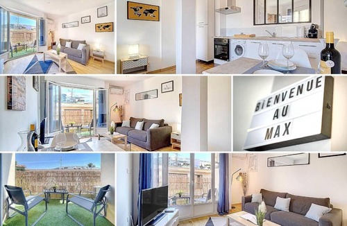 Prado - Republique Apartment | Le Max - 600m des plages - extérieur - Verrière Côte d'Azur