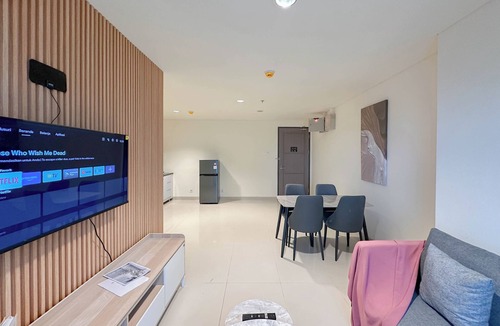 Surabaya Apartment | Lovely And Vibrant 2Br Space At Praxis Apartment