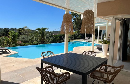 La Grand-Chile Villa | LUXURIOUS VILLA A/C. GORGEOUS SEA & GREENERY VIEW . HUGE POOL. NOT OVERLOOKED