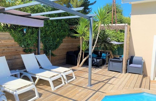 Cros-de-Cagnes Villa | Maison avec piscine et parking à 1,3km des plages