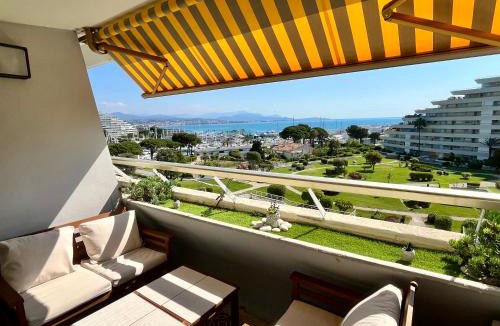 Villeneuve Loubet Beach Apartment | Marina Baie studio vue mer et jardin avec clim