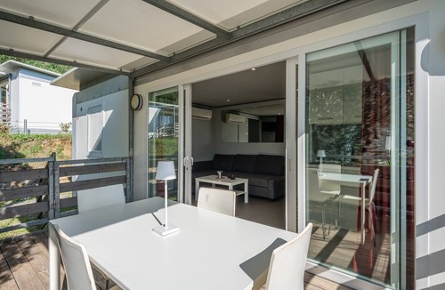Margine Coperta-Traversagna House | Mobile Home 'Camping Belsito Venere 515' with Shared Pool, Wi-Fi and Air Conditioning